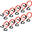 Sport-Thieme Fitness-Tube-Set Safety, Level 4, Rot