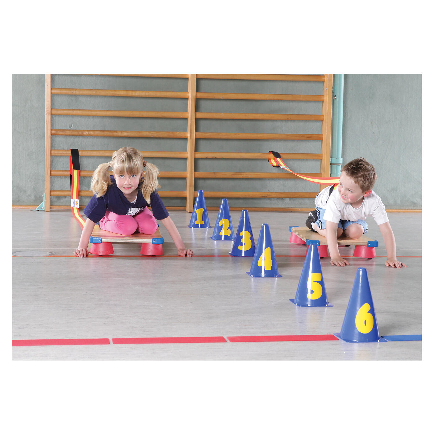 Widerstandsband Ski, 4 m Fitness / Krafttraining Unisex 5/6