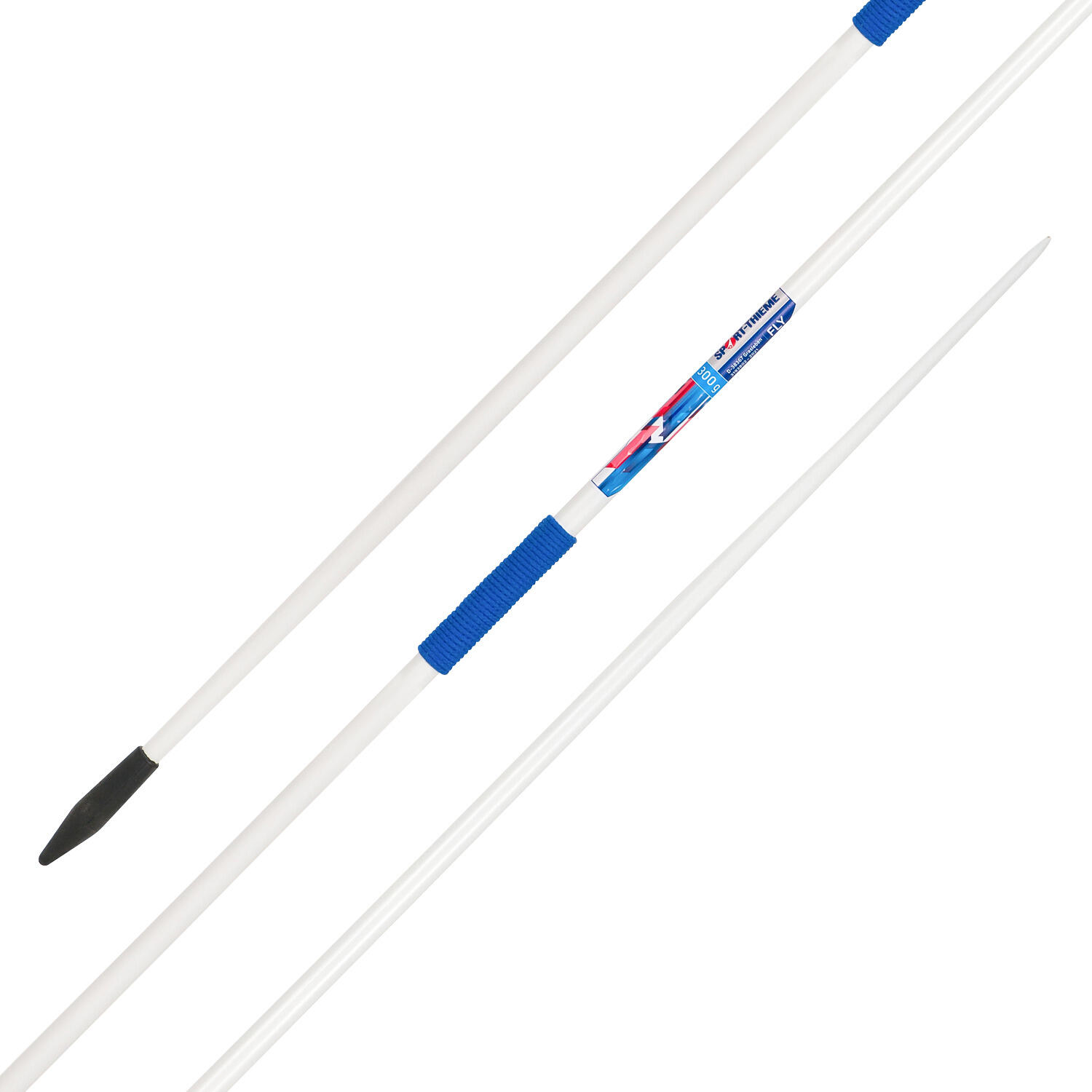 Sport-Thieme "Fly" training javelin with rubber tip, 300 g