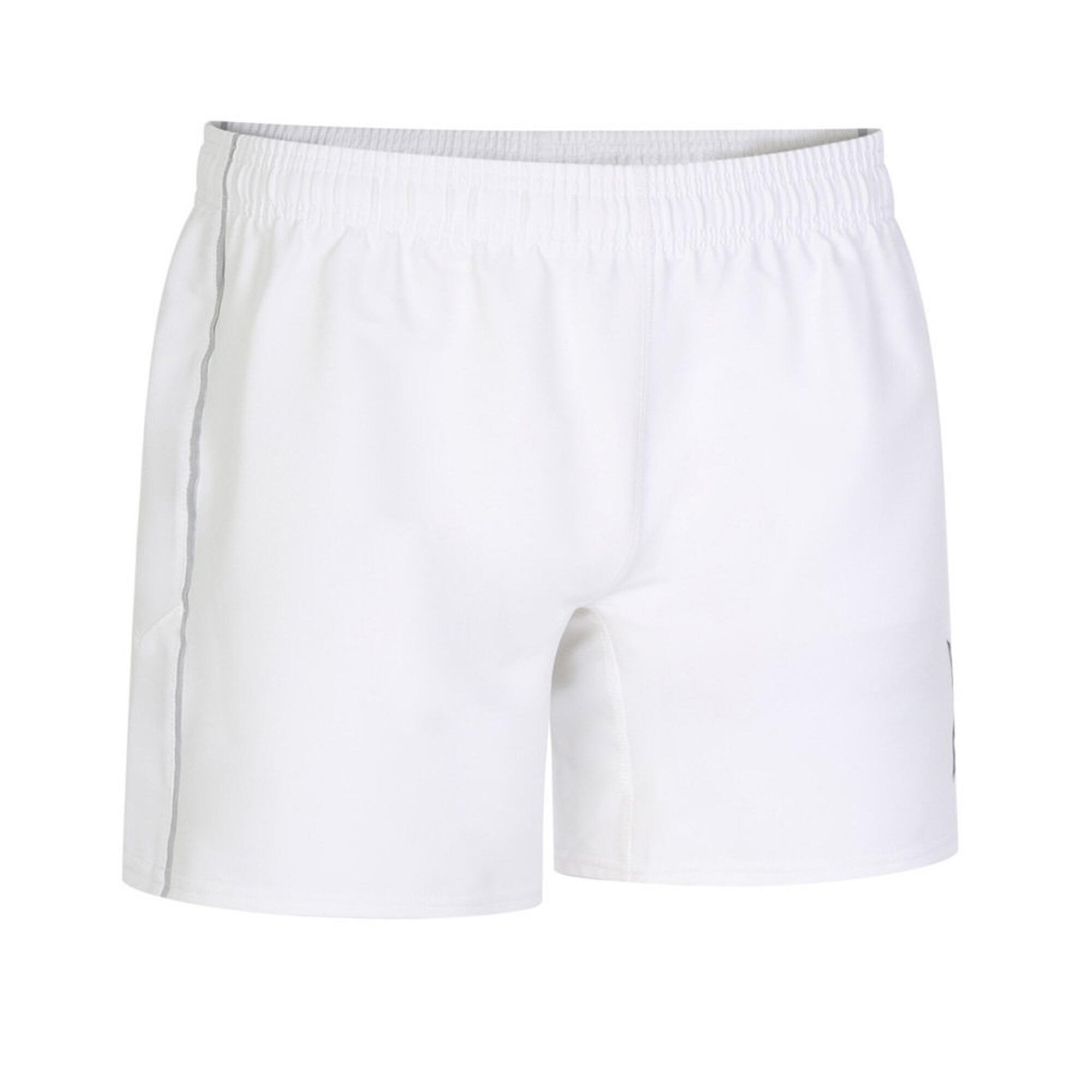 RugbyShorts für Training Kinder Weiß 2/4