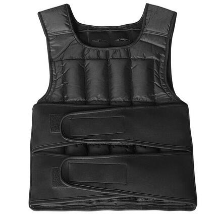 Gewichtsweste Premium Fitness / Krafttraining Unisex Schwarz