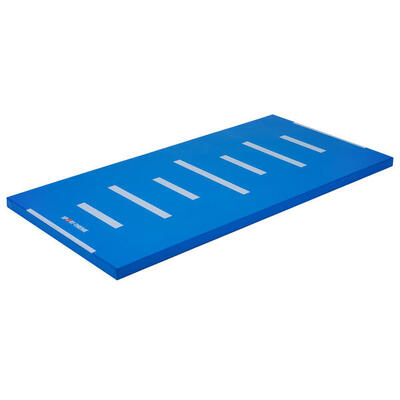 Turnmatte Printed C Weitsprung Turnen Unisex Blau mit Aufdruck