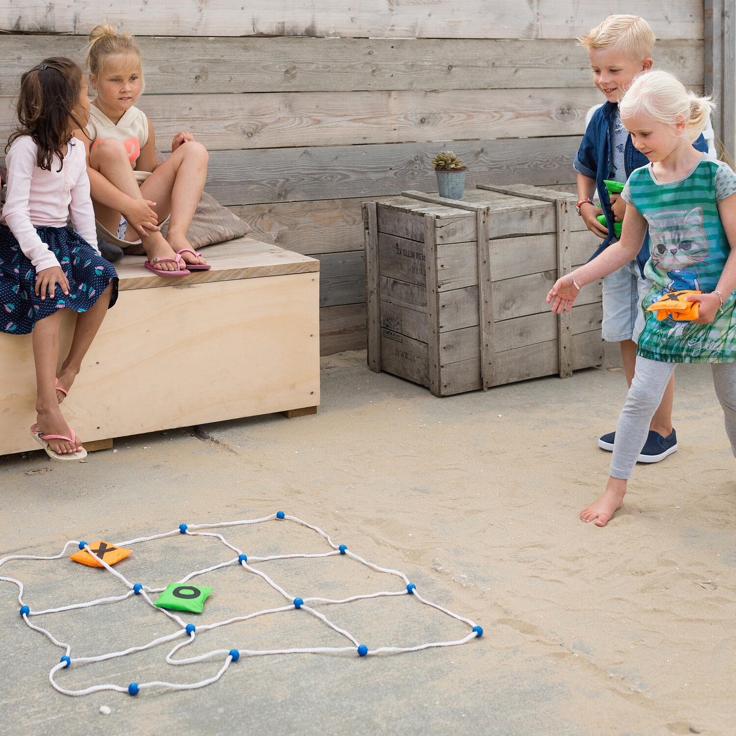 Boter, Kaas en Eieren - werpspel voor kinderen 4/5