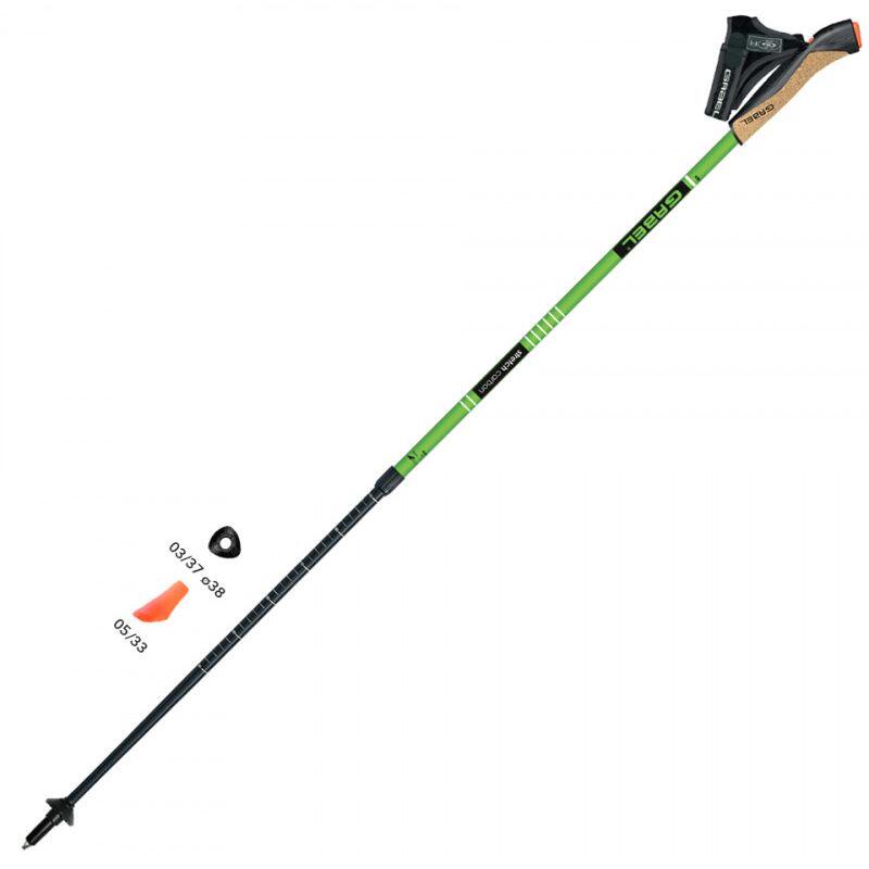 Bastón de nordic walking STRETCH LITE CARBON (1 PAR) Gabel 3/7