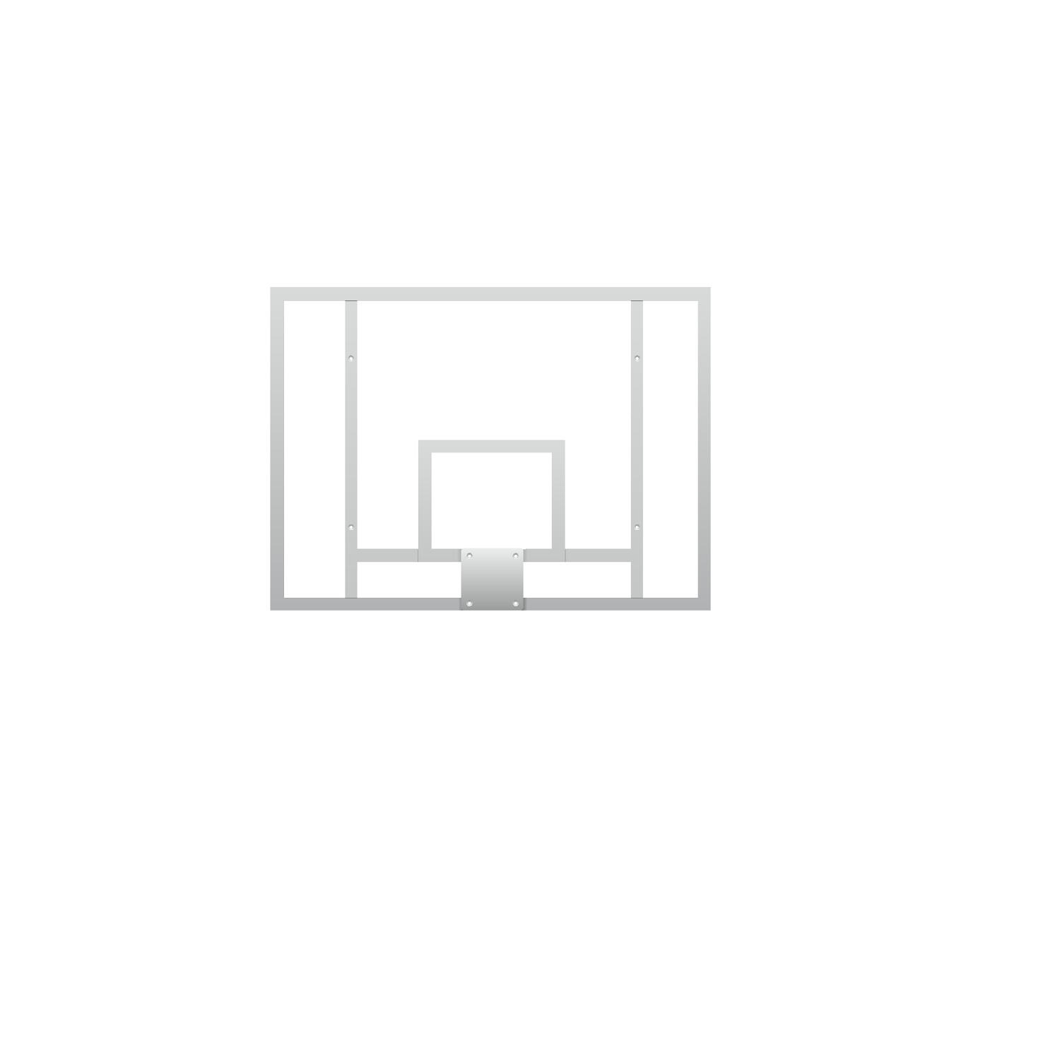 Tabellone da Basket Acrilico 30 mm 180x105 cm Basketball Unisex 4/6