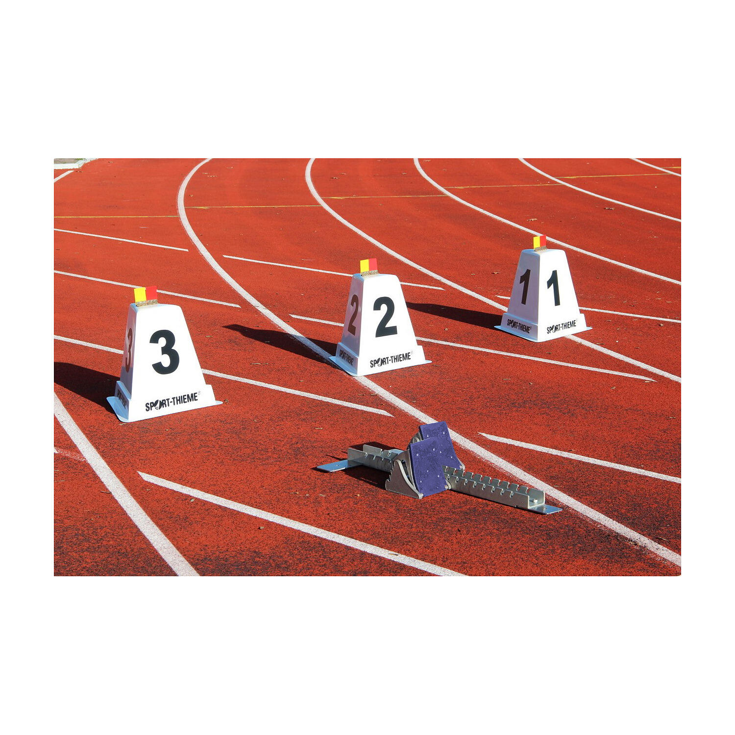 Startkästen-Set mit Fehlstartanzeige Leichtathletik Unisex 4/4
