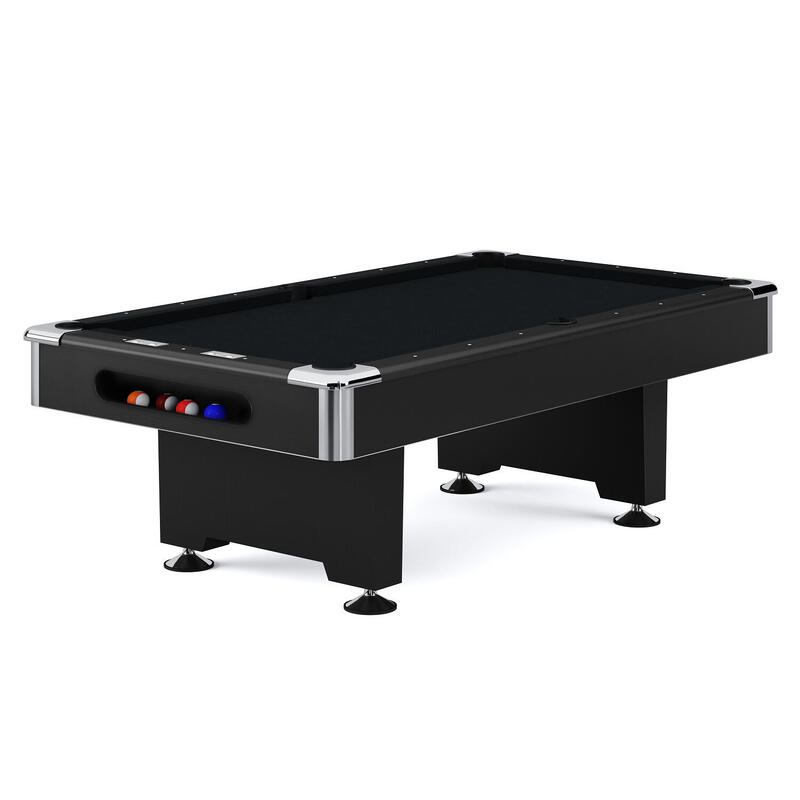 Automaten Hoffmann Billardtisch Club Pro Dekor Schwarz, Black, 9 ft