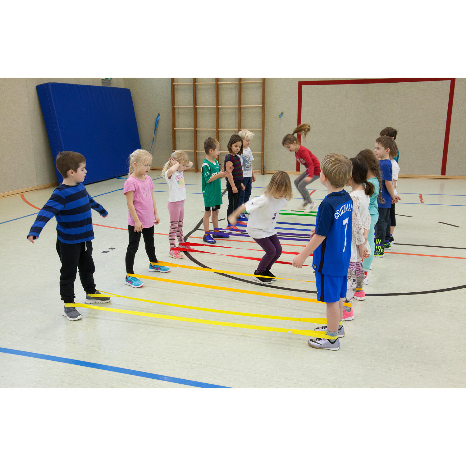Hüpfseile-Set Jumping-Bands Schulsport Unisex 6/6