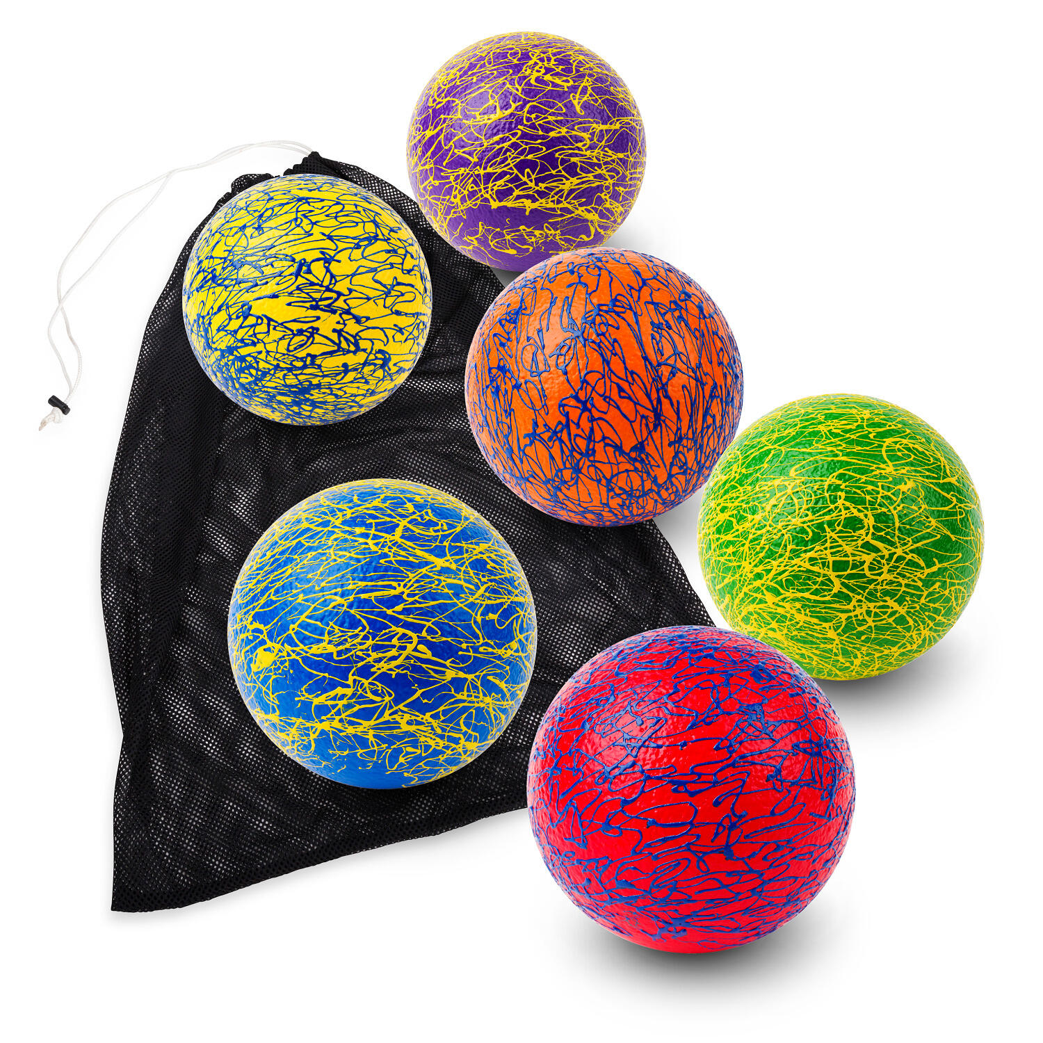 Sport-Thieme Set of "Softi Spider" soft foam balls