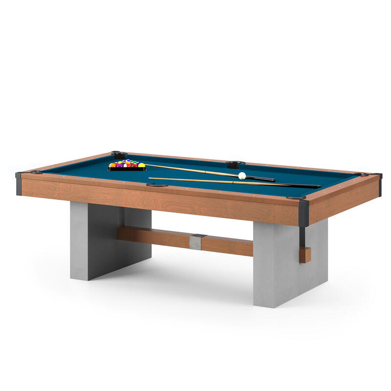 Bison Billardtisch Loft Schiefer, Simonis 860 Tournament-Blue, 7 ft