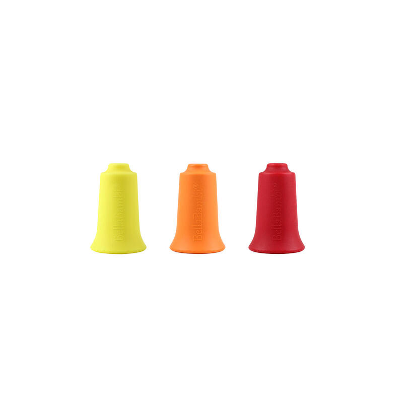 BellaBambi Ventouse « Mini trio », 1x jaune, 1x orange, 1x rouge, Trio