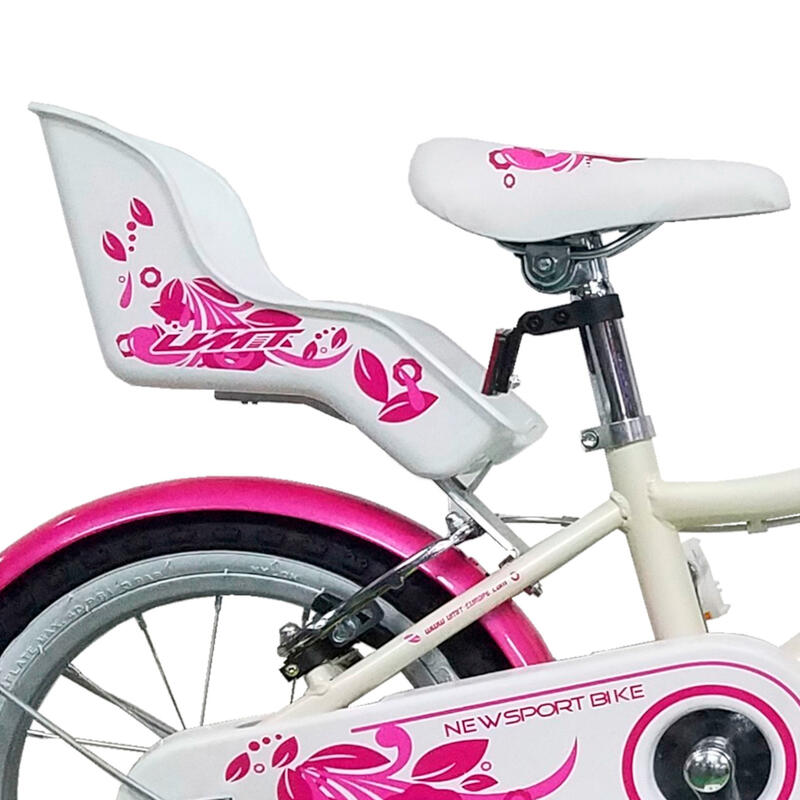 Bicicleta Infantil Montaña Niña Umit Diana Rueda 14" Blanca / Rosa