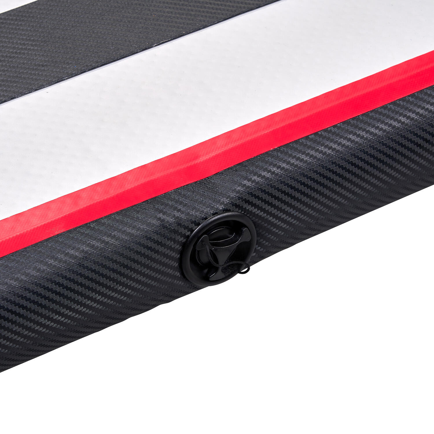 AirBeam Carbon 500x40x10 cm Turnen Unisex Schwarz-Rot 3/6