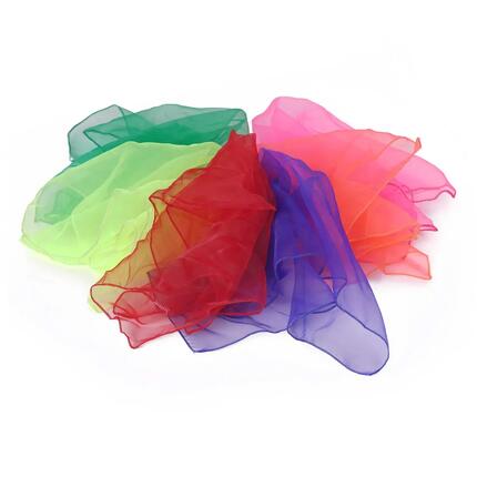 Lot de foulards de jonglage « Nylon » 45x45 cm Unisexe