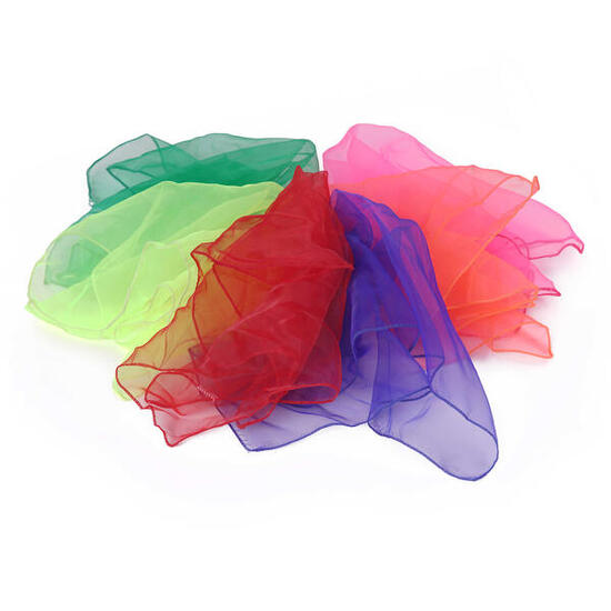 Lot de foulards de jonglage « Nylon » 45x45 cm Unisexe