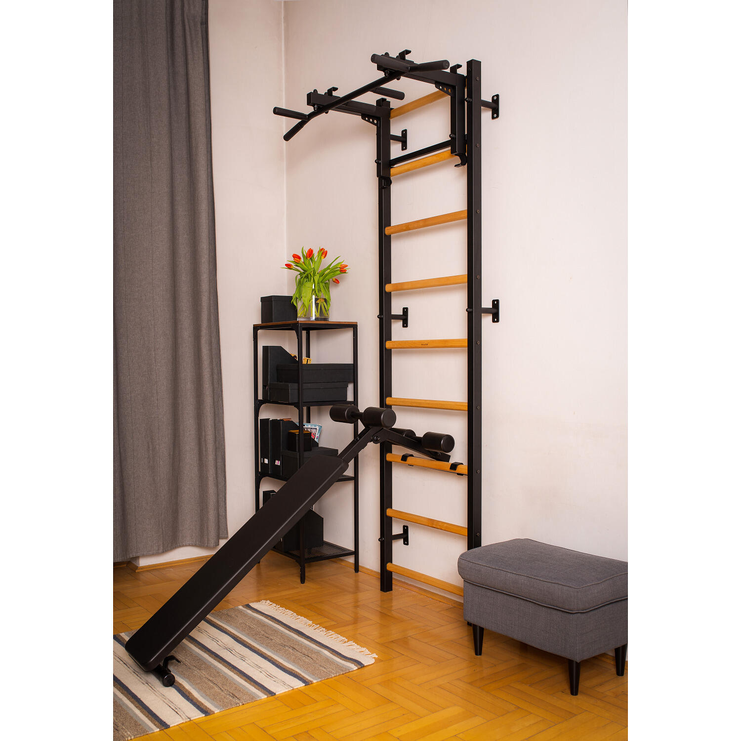 BenchK Espalier Fitness-System "733", 713B, black