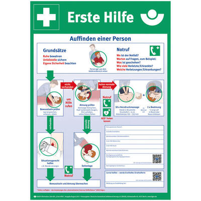 Hinweisschild Erste Hilfe Schulsport Unisex