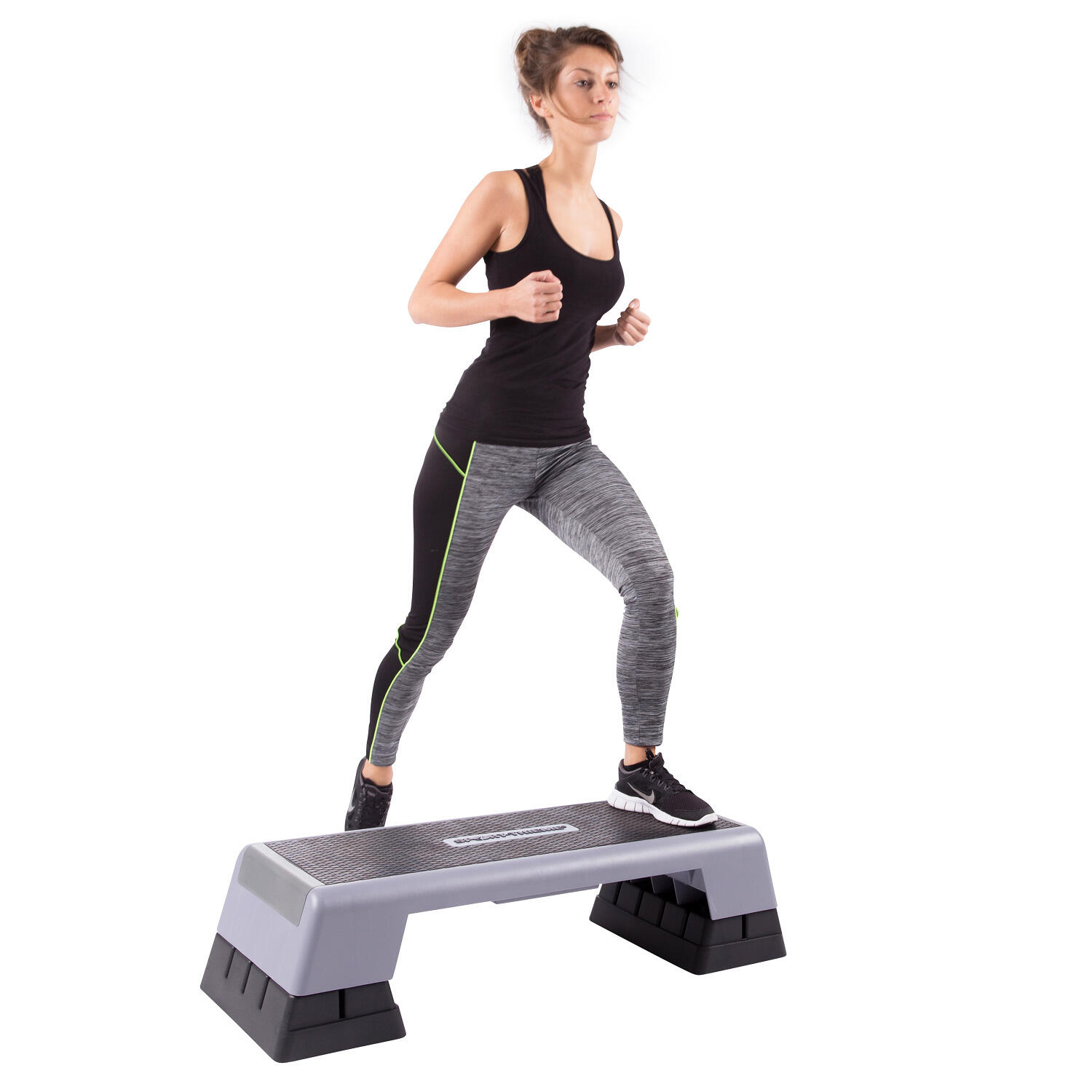 Aerobic-Stepper Classic Grau-Schwarz Aerobic Unisex Grau 3/6