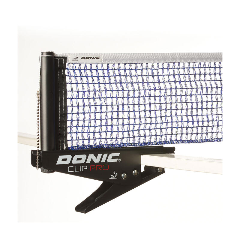 Donic Filet de tennis de table « Clip Pro », Noir-bleu