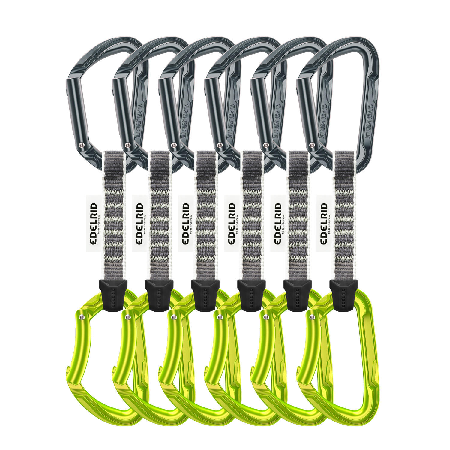Zestaw ekspresów wspinaczkowych EDELRID Pure 6 szt. 10