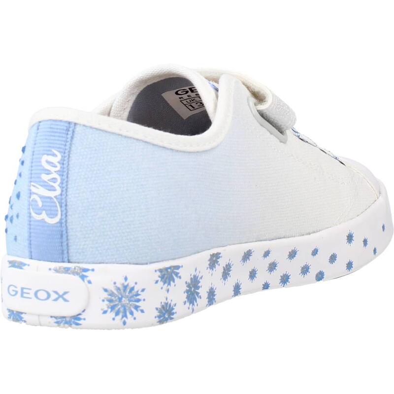 Zapatillas niña Geox Jr Ciak Girl A Blanco