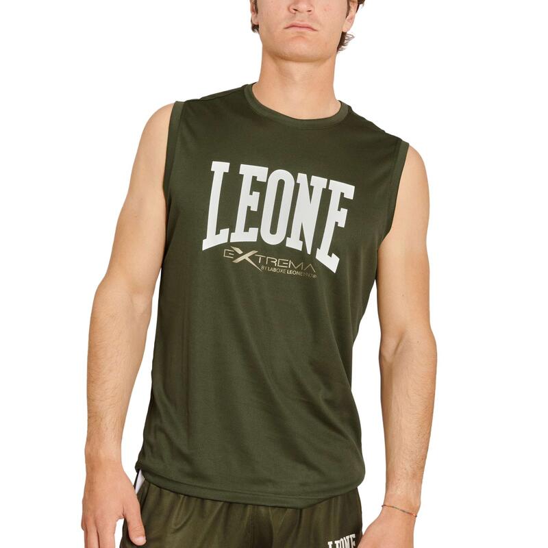 Camiseta Sin Mangas Adulto Boxeo Leone 1947 LOGO verde