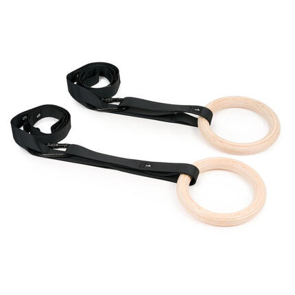 Turnringe-Set Numbers Turnen Unisex Holz-Natur