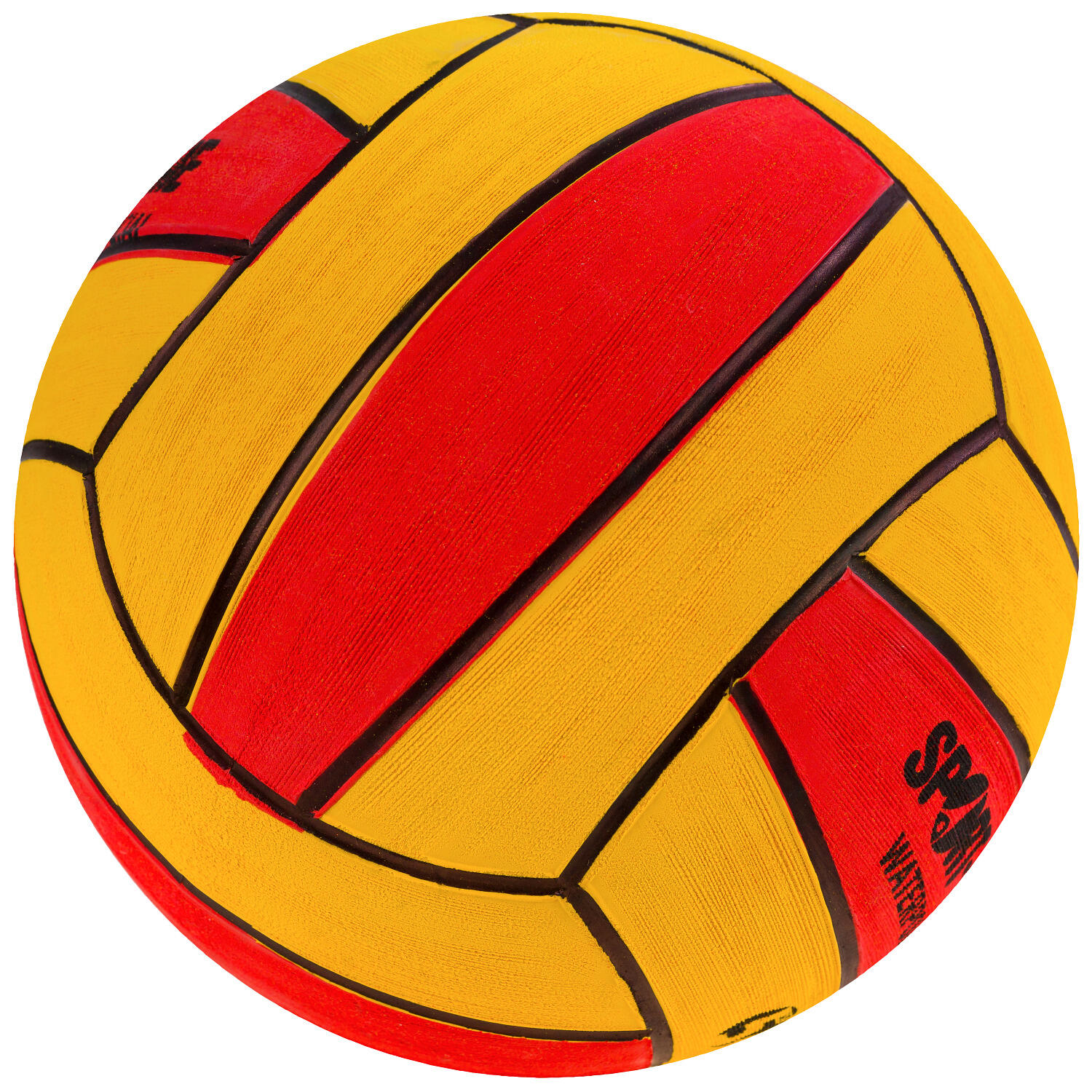 Wasserball Official Größe 4 Wasserball Unisex Gelb-Rot 2/3
