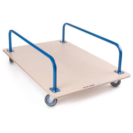Transportwagen für rollbare Bodenturnmatten Turnen Unisex Holz