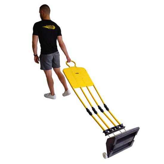 Standfuß für Fußball-Dummy, rollbar Golf Unisex