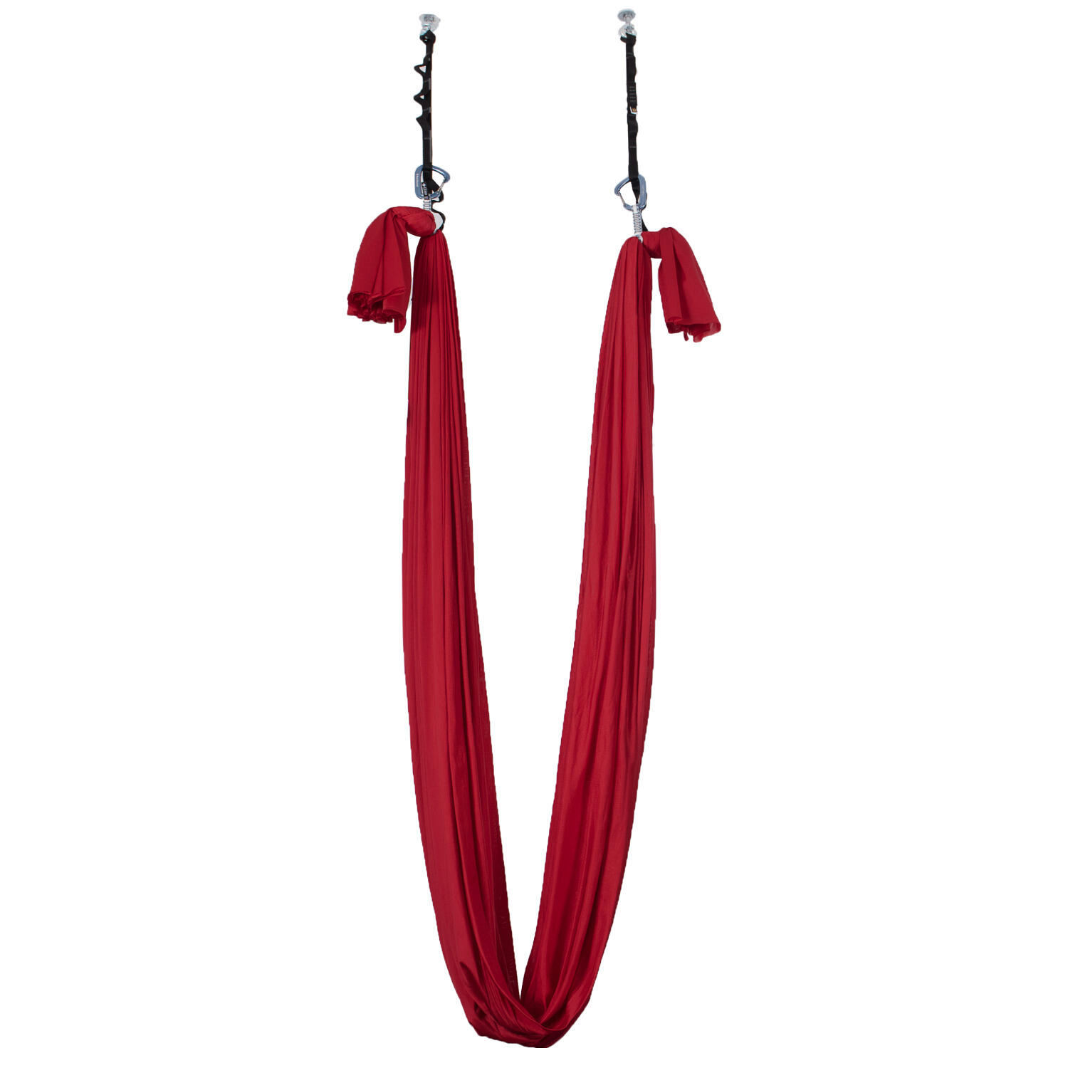 Amaca da yoga AerialX "Aerialyoga", Rosso scuro, Con 2 ancoraggi a soffitto