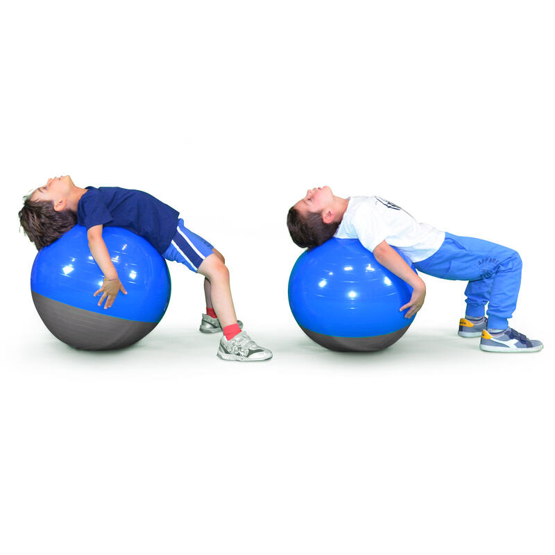 Trial Gymnastikball Boa, Kinder, ø 40–50 cm, Blau-Grau