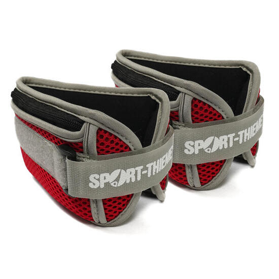 Gewichtsmanschetten Aqua 0,5 kg Fitness / Krafttraining Unisex Rot-Grau