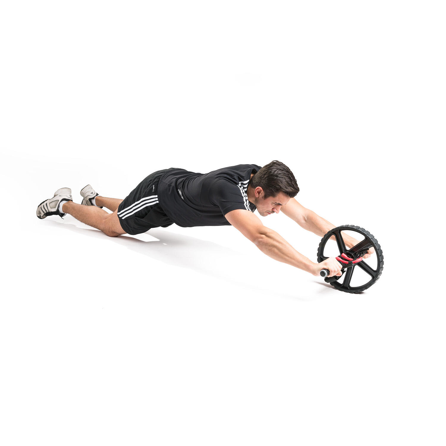 Bauchtrainer Power Ab Wheel Pro Bodybuilding Unisex 3/5