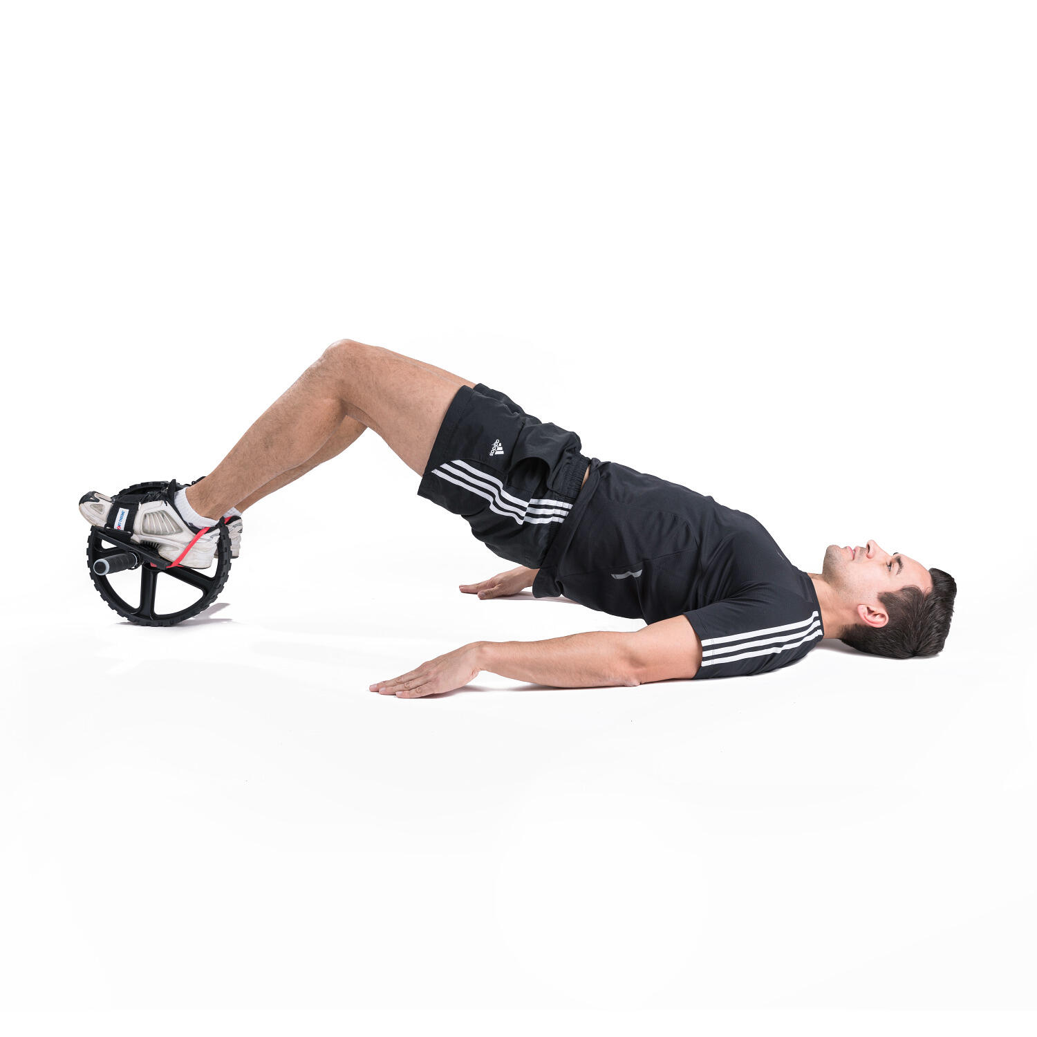 Bauchtrainer Power Ab Wheel Pro Bodybuilding Unisex 2/5