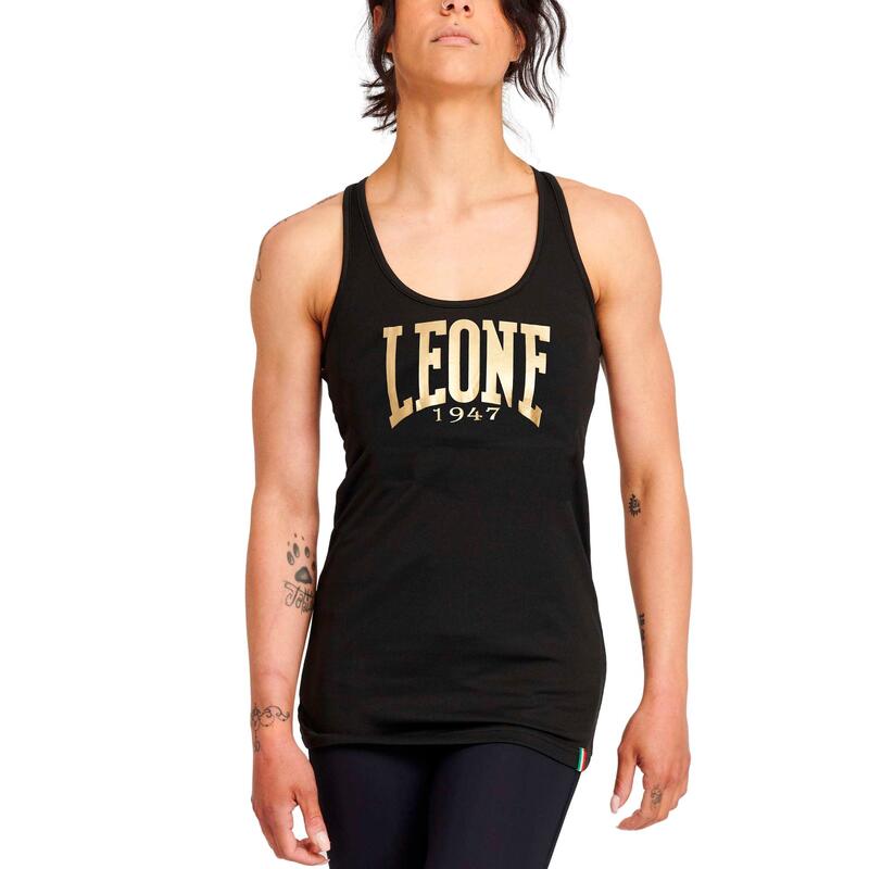 Camiseta Tirantes Mujer Boxeo Leone 1947 DNA negro