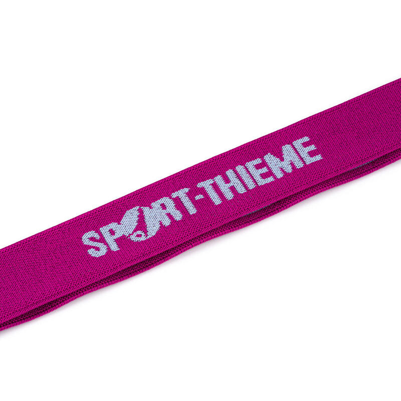 Sport-Thieme Elastikband Ring, Textil, 20 kg, Grau-Lila