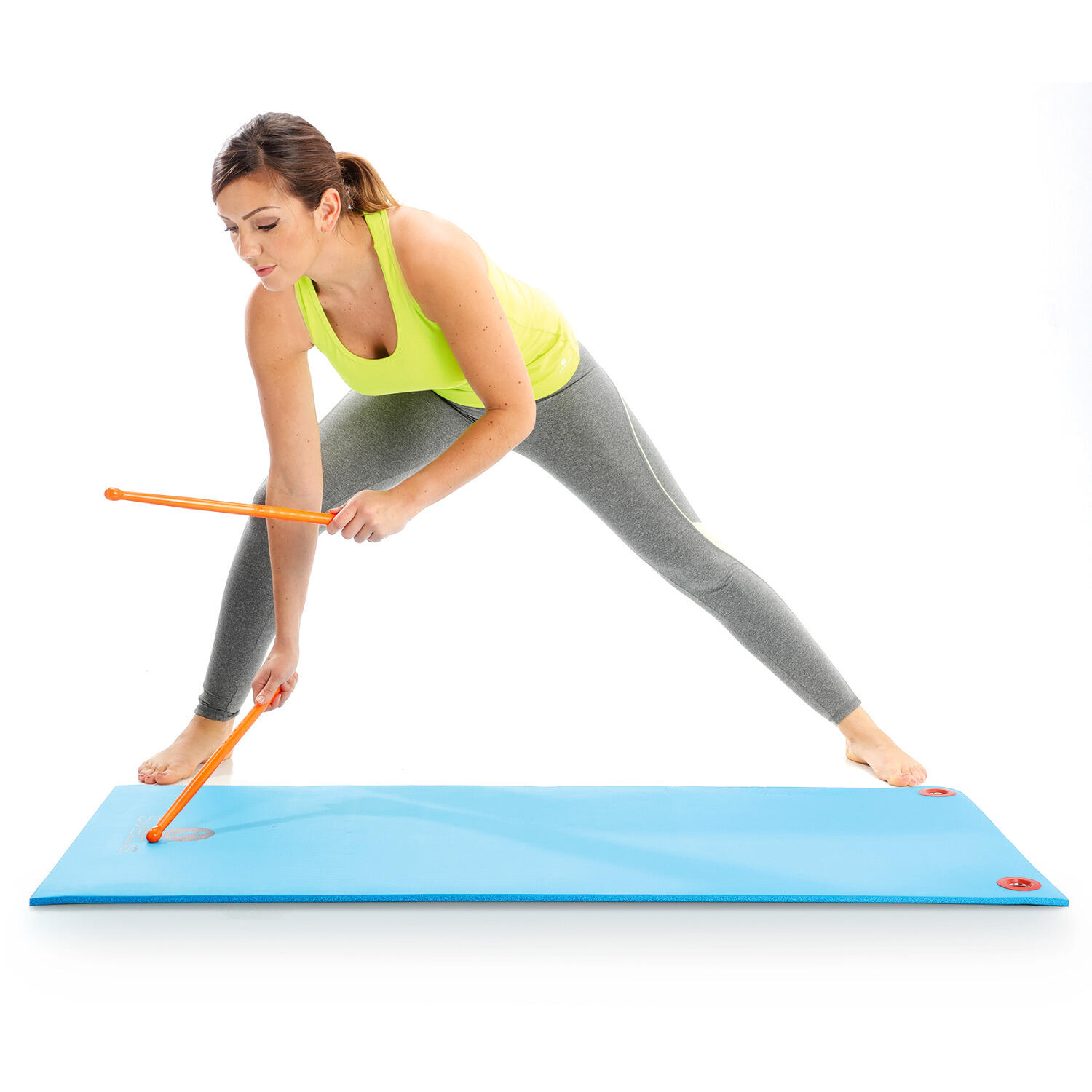 Mazze fitness Sveltus Fit stick arancioni 3/6