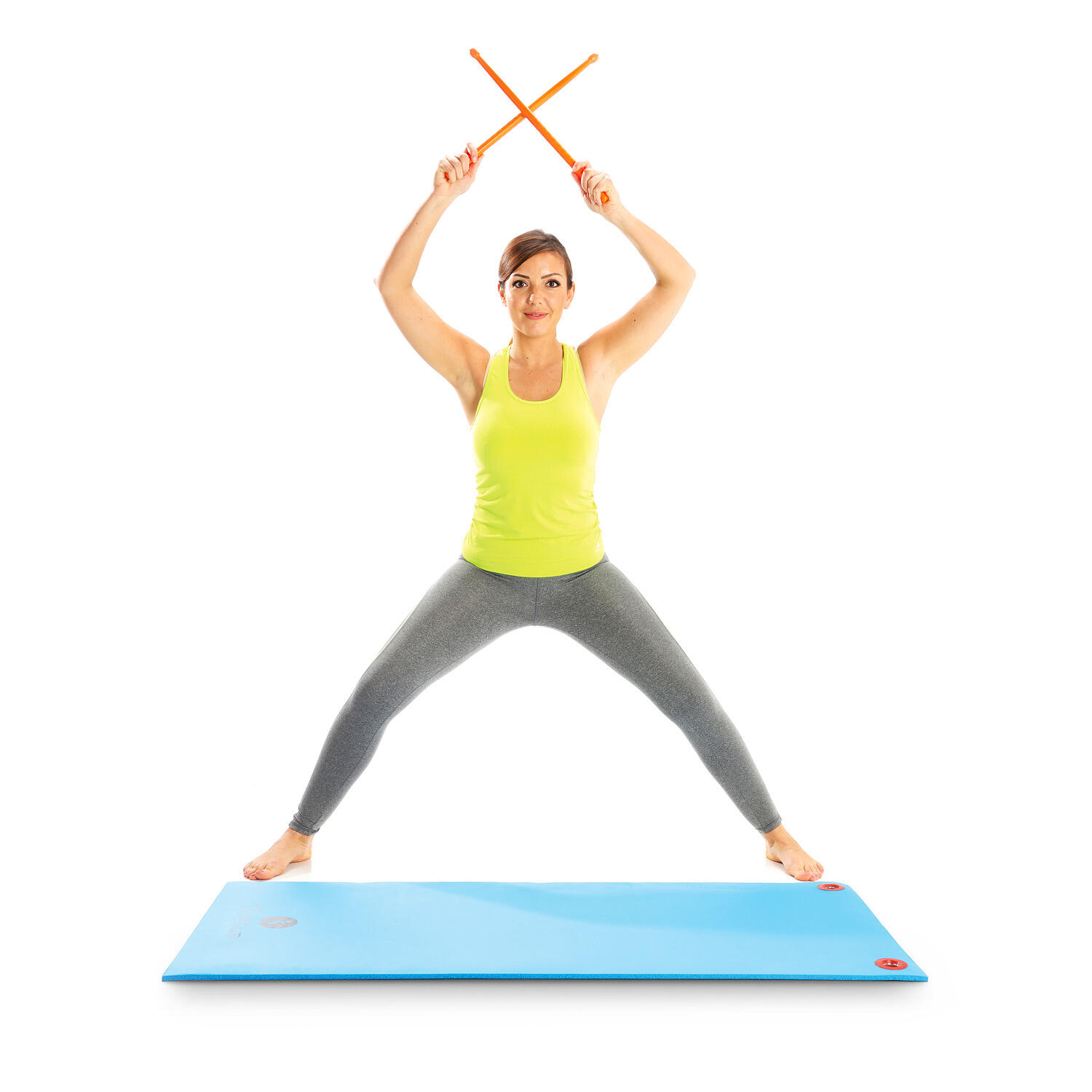 Mazze fitness Sveltus Fit stick arancioni 2/6