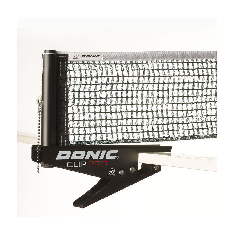 Donic Tischtennisnetz Clip Pro, Schwarz-Grün