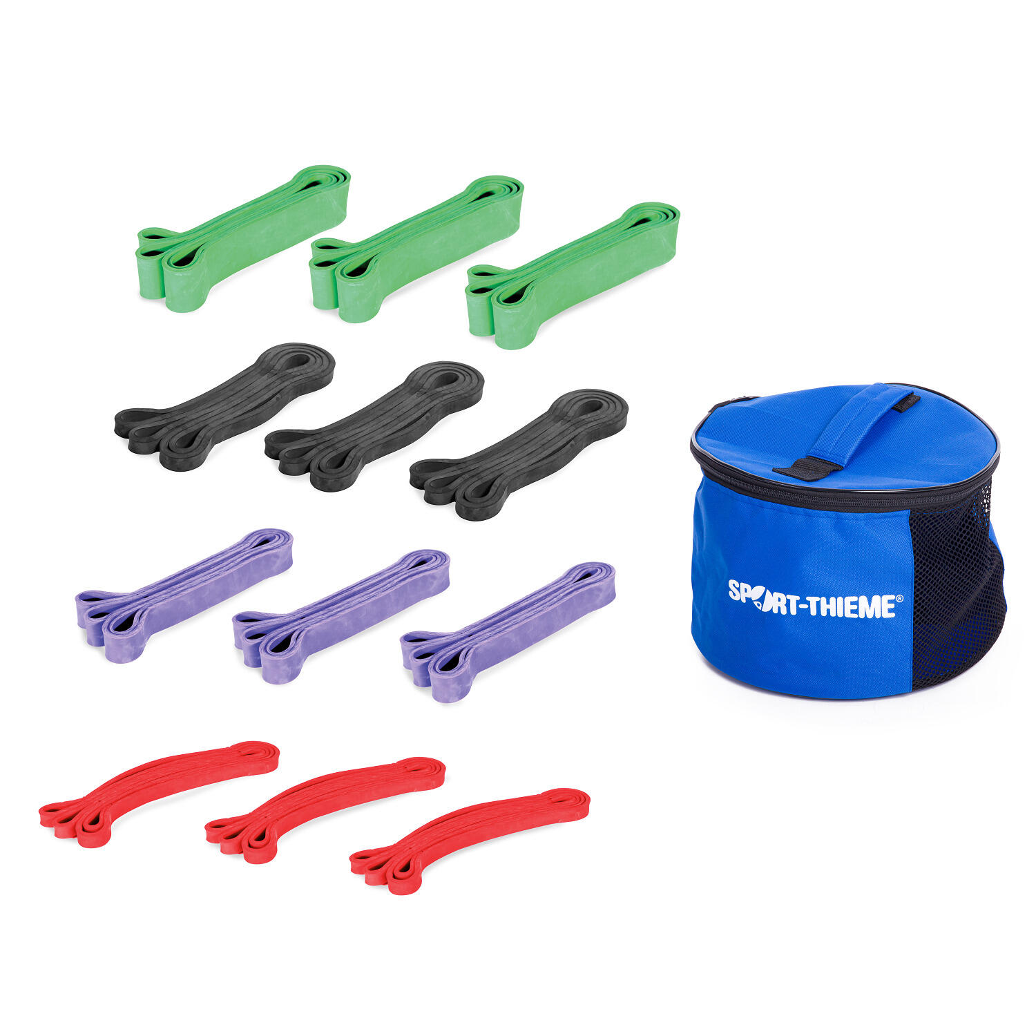 Lot de bandes en caoutchouc Powerband - École & Club Unisexe 2/2