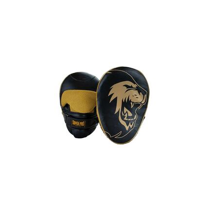 Pattes d'ours boxe - Cuir - Extra long - Noir/Or