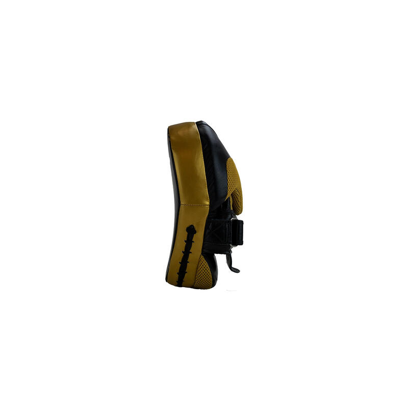 Pattes d'ours boxe - Cuir - Extra long - Noir/Or