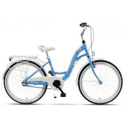 Kands® Olivia 24'' Gyerek kerékpár 130-165 cm magasság Alumínium, Kék