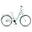Bicicleta copii Kands® Olivia Aluminiu Roata 24'' 130-165 cm, 3 viteze, Menta
