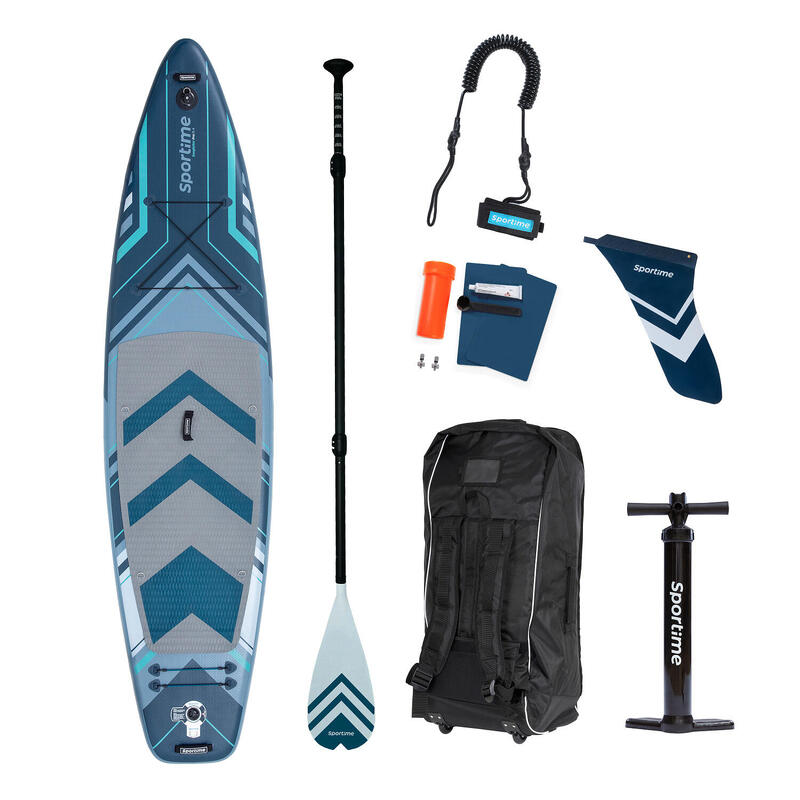 Sportime Stand Up Paddling Board Seegleiter Pro Touring-Set, 114 Touring