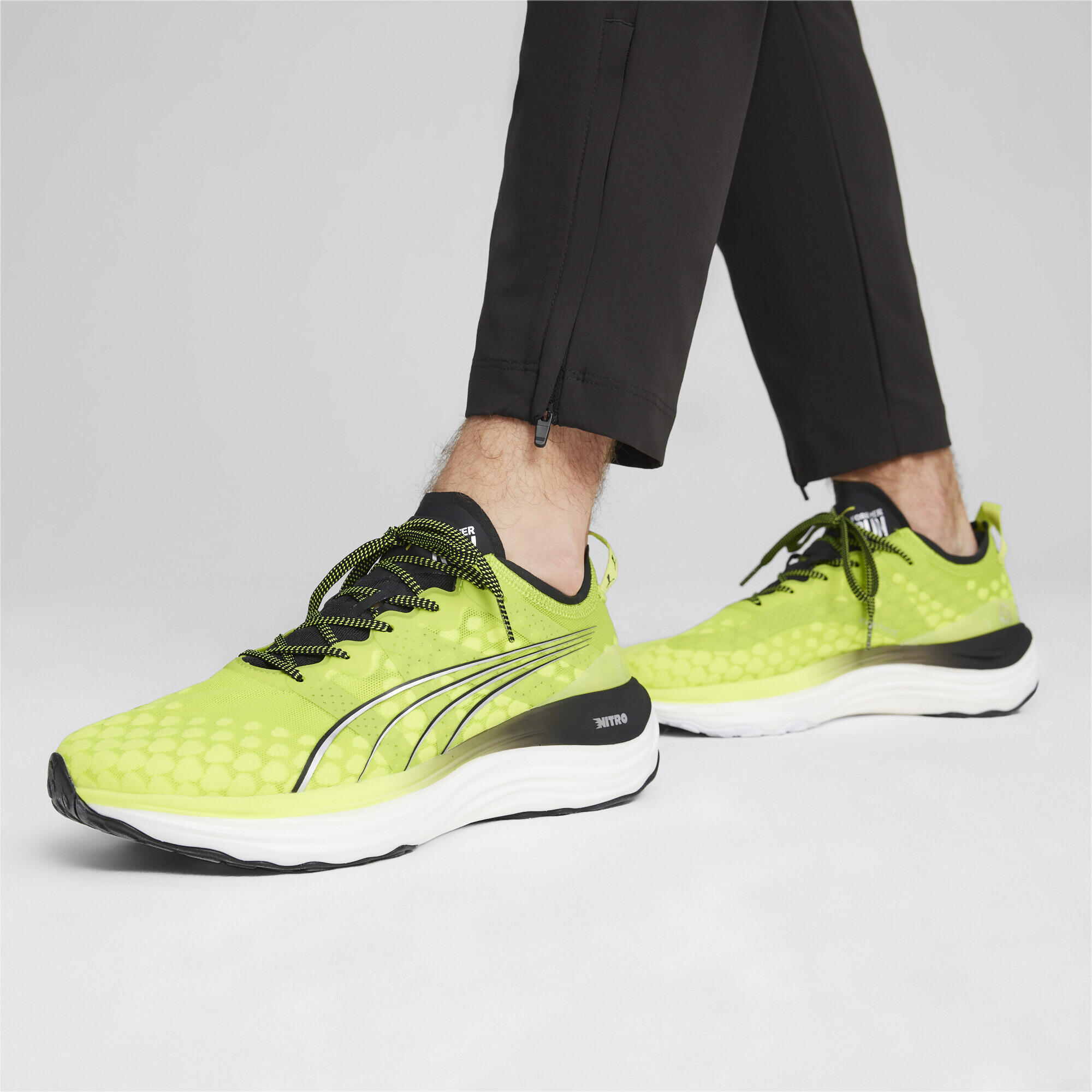 Scarpe da running ForeverRun NITRO™ da uomo PUMA Lime Pow Black White Green 2/7