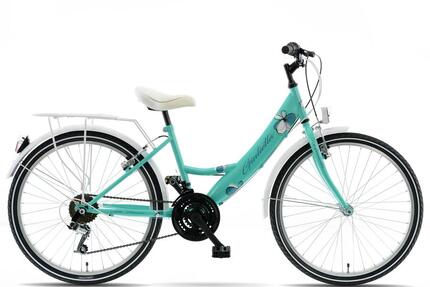 Kinderfiets Kands Giulietta, 130-165 cm, 24", 18 versnellingen, Mint