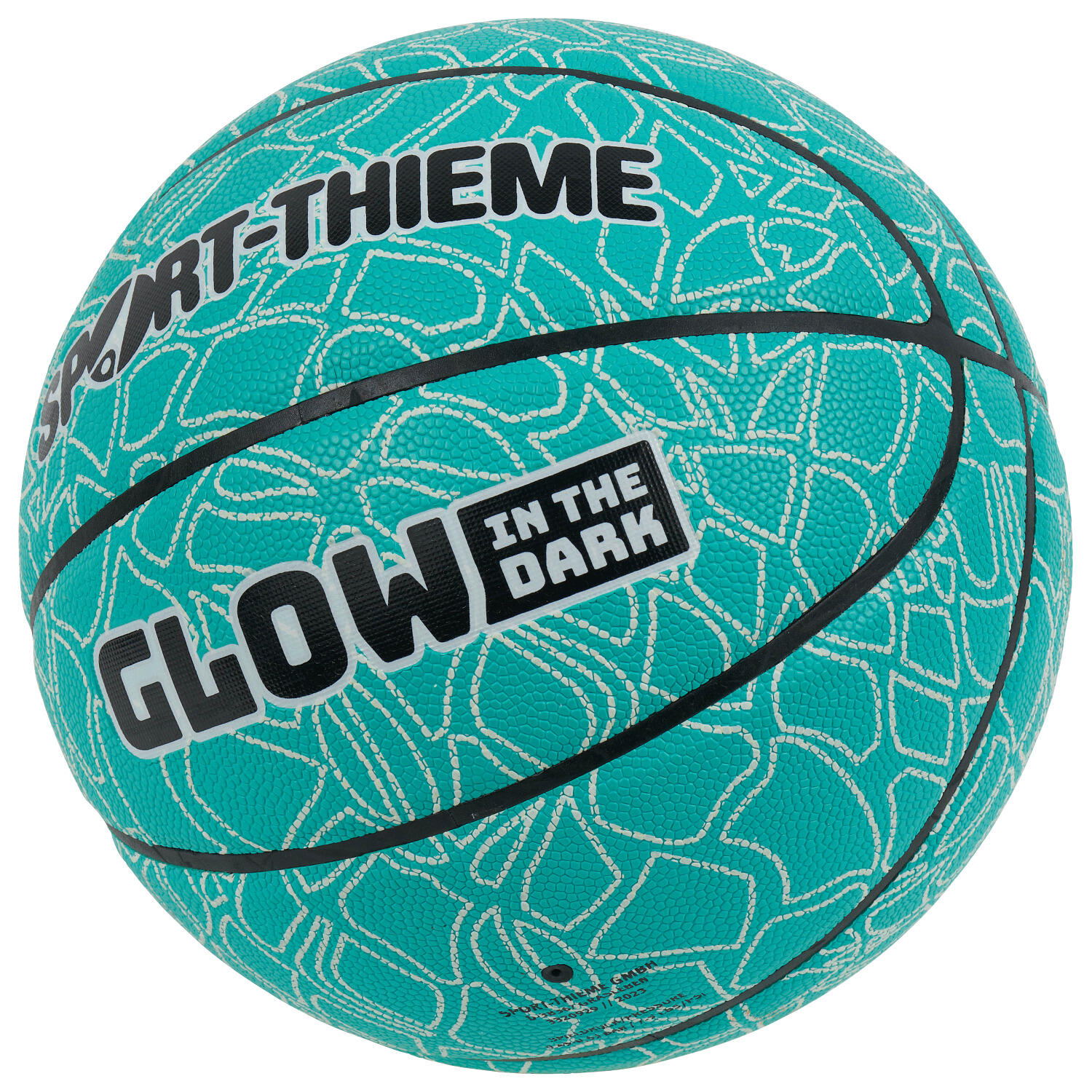 Ballon de basketball « Glow in the Dark » Vert Unisexe 3/6