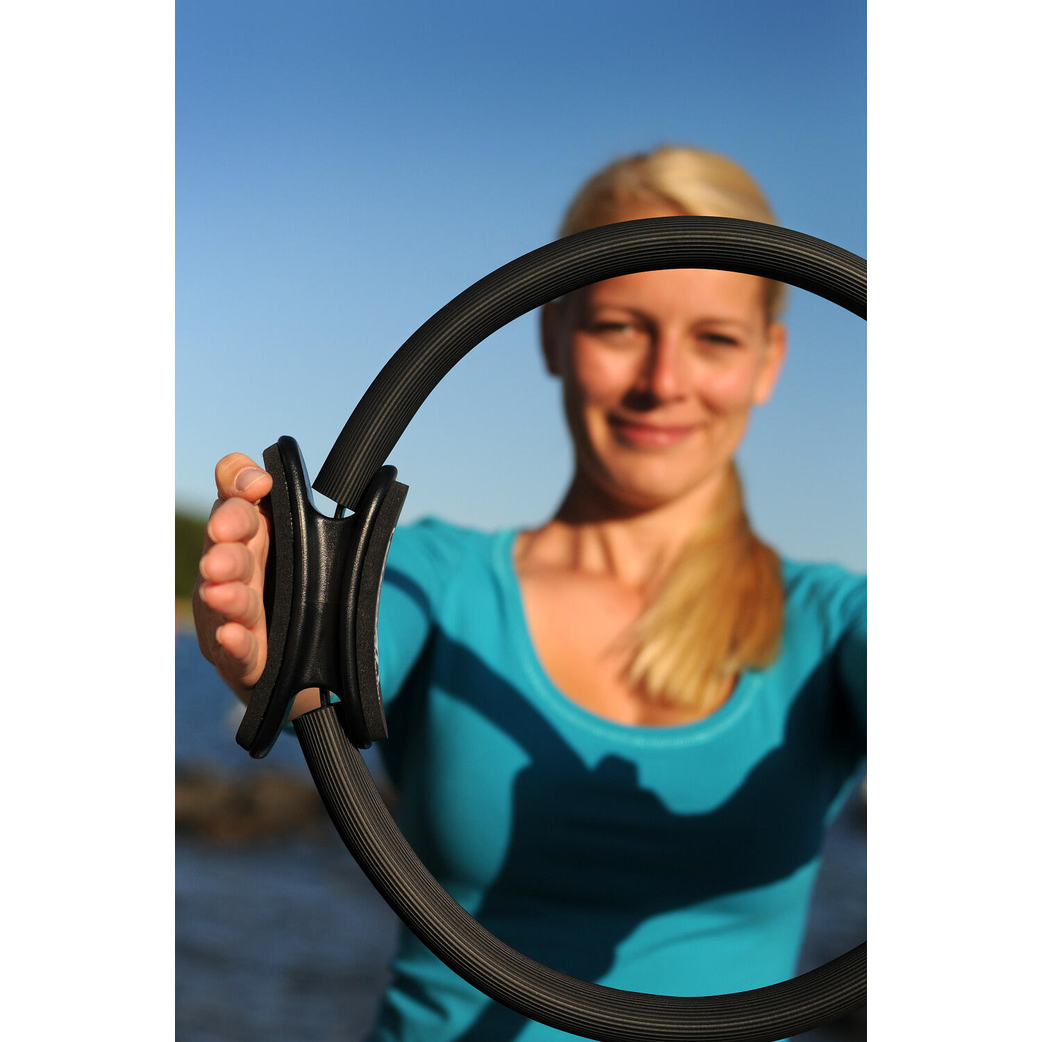 Pilates-Ring Circle 38 cm Pilates Unisex Schwarz 3/4
